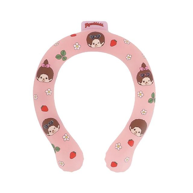 몬치치 넥쿨러 핑크 아이스 쿨링 키즈 넥밴드 목밴드