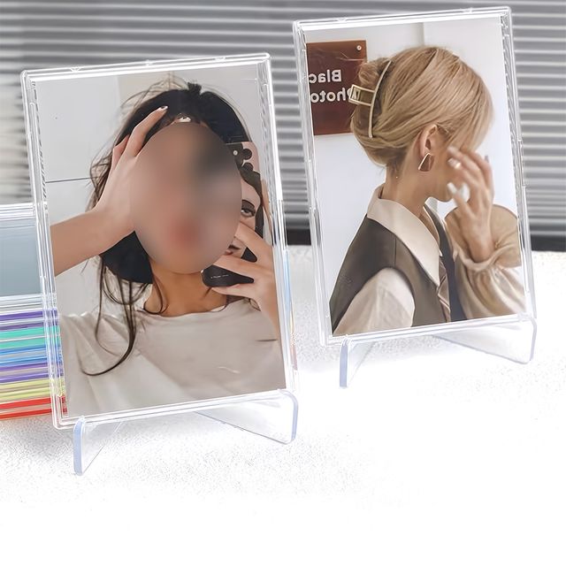 포카 거치대 아크릴 스탠드 투명 액자 프레임 탑로더 - 이미지 8
