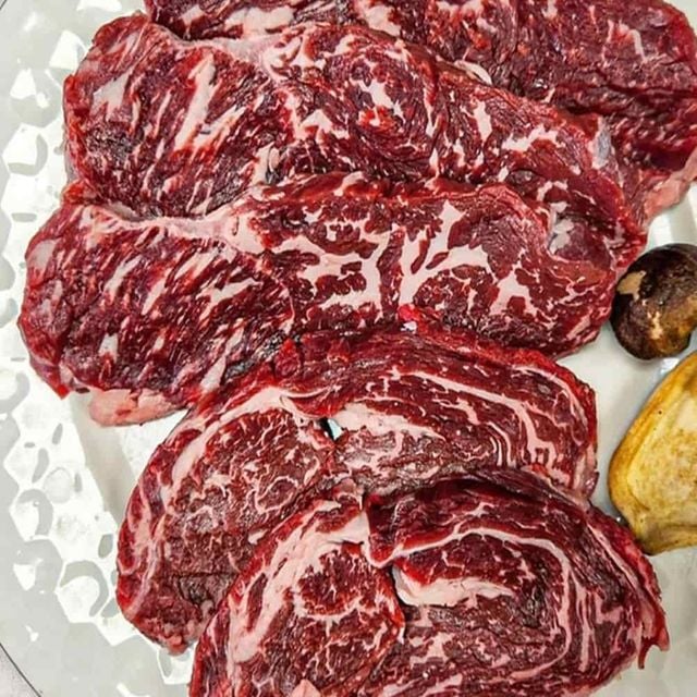 채끝세트 400g 채끝살스테이크 국내산육우 업소용고기 채끝새우살