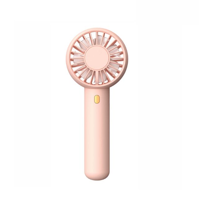 COMS) 미니 휴대용 선풍기 더블팬 Pink