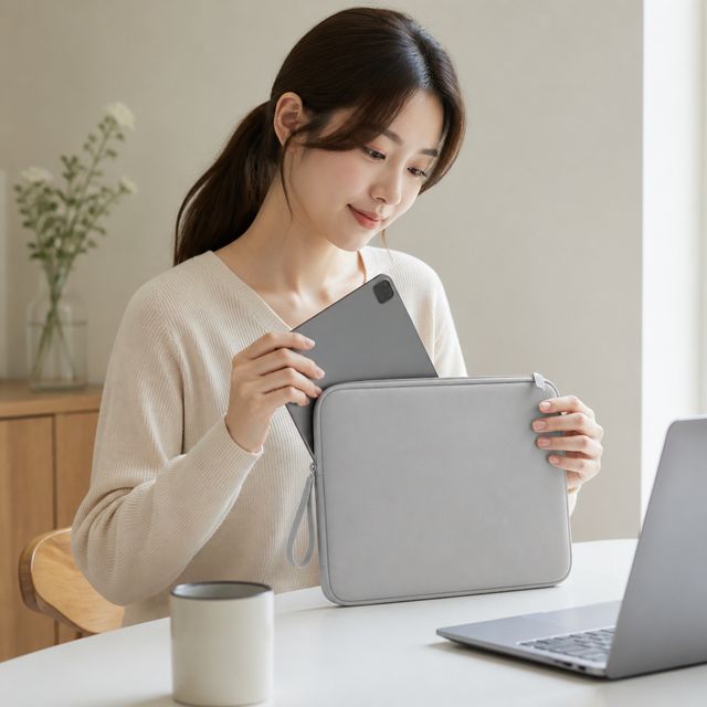 태블릿 파우치 11인치 13인치 방수 라이너 가방 스트랩 5color 수납 케이스