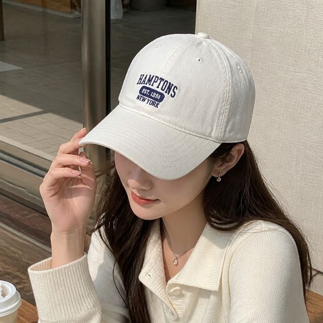 뉴욕 레터링 모자 햄튼 볼캡 야구모자 데일리 소품