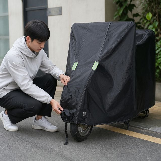 오토바이 자전거 자외선 차단 우천 방수 커버