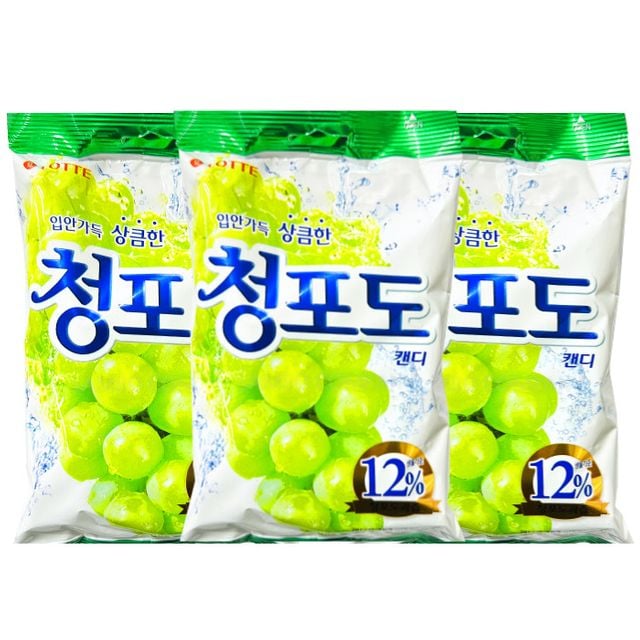 청포도캔디 청포도맛캔디 추억의사탕 3개