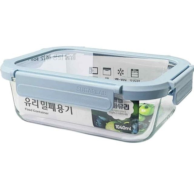 유리밀폐용기 1040ml 냉동밥용기 유리소분용기 밥소분용기 소분용기