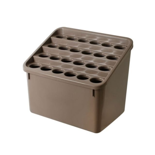 혜명몰 다모아 우산꽂이 24구 대용량 우산보관함 브라운 - 개 (1개입) 미용실우산꽂이 식당우산거치대 사무