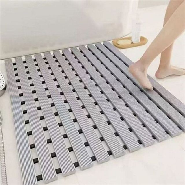 미끄럼 방지 욕실 매트 물빠짐 욕실 매트 논슬립 어린이 화장실 건식 바닥 안전 주방 타일 현관