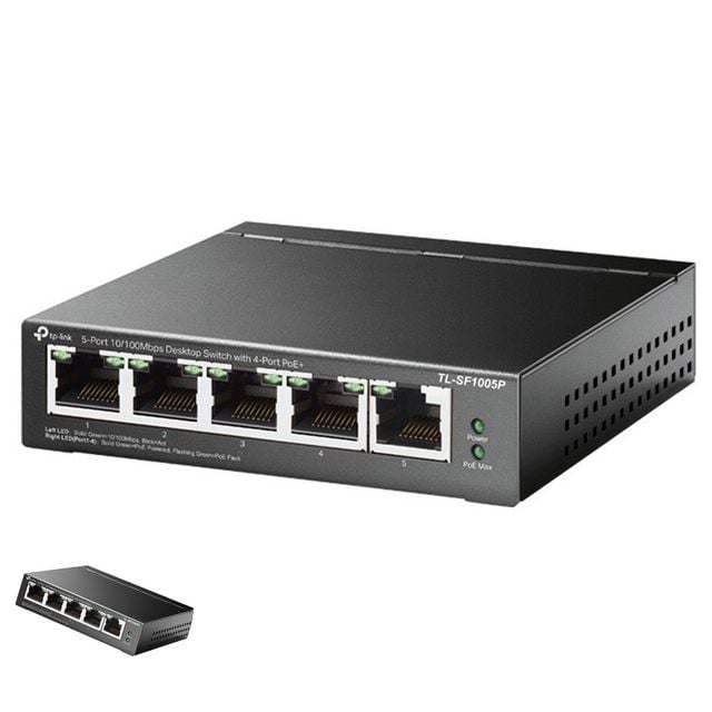 무선네트워크 랜선허브 인터넷허브 5포트 10/100Mbps 데스크톱 스위치 PoE허브 4포트 스위칭허브