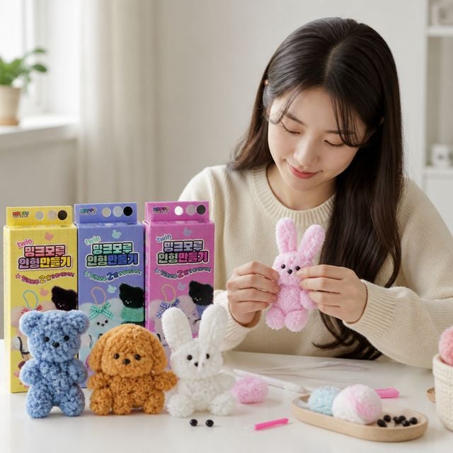 만들기 DIY 트윈 쌍둥이 인형 1P - 이미지 1