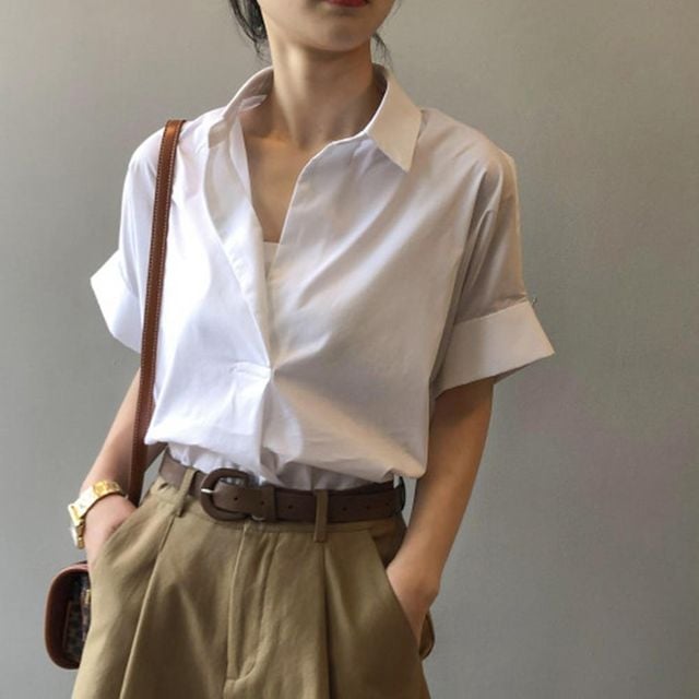가을 모임 여자셔츠 여성셔츠 정장블라우스 캐쥬얼