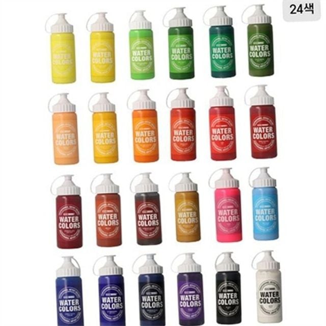 전문가용 수채화 물감 미술용 화방용 물감 220ml 낱색 화구 취미