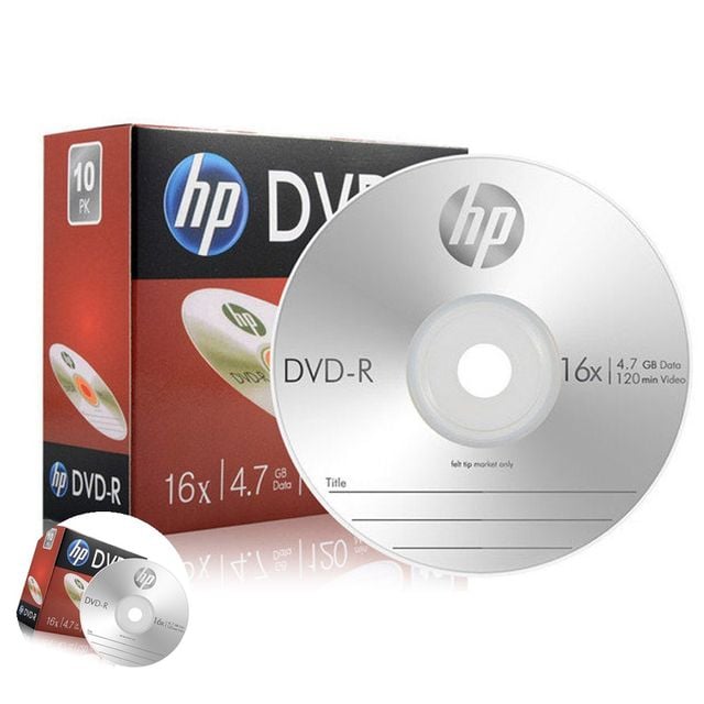 음반CD 공DVD Media DVD-R 16x 4.7GB 1p 슬림 케이스 10장