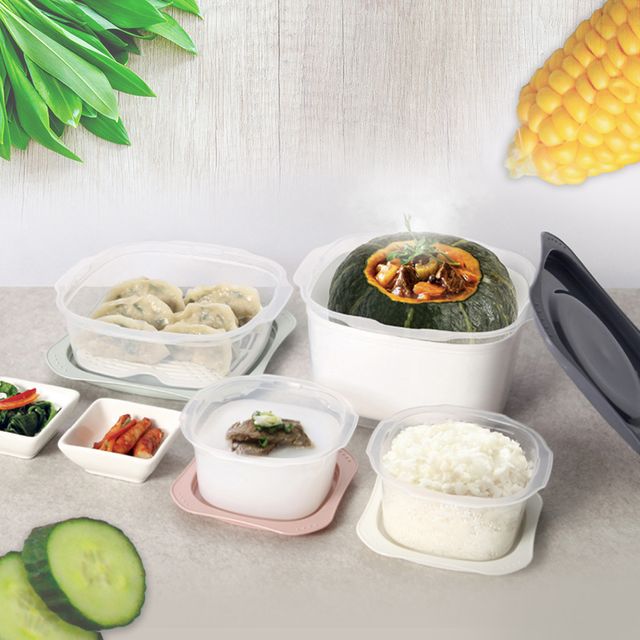 전자레인지용기 3호 국보관용기 찜용기 - 이미지 2