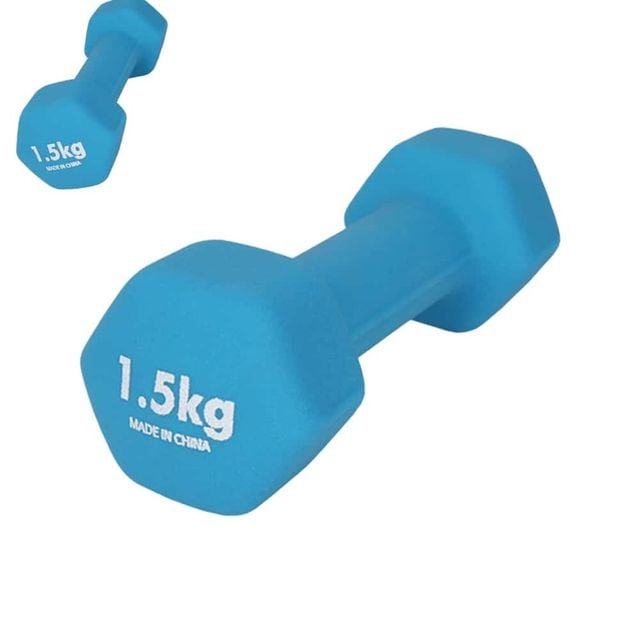 네오프렌 아령 1.5Kg 블루 네오프렌아령 1.5Kg아령 오레인아령 블루아령