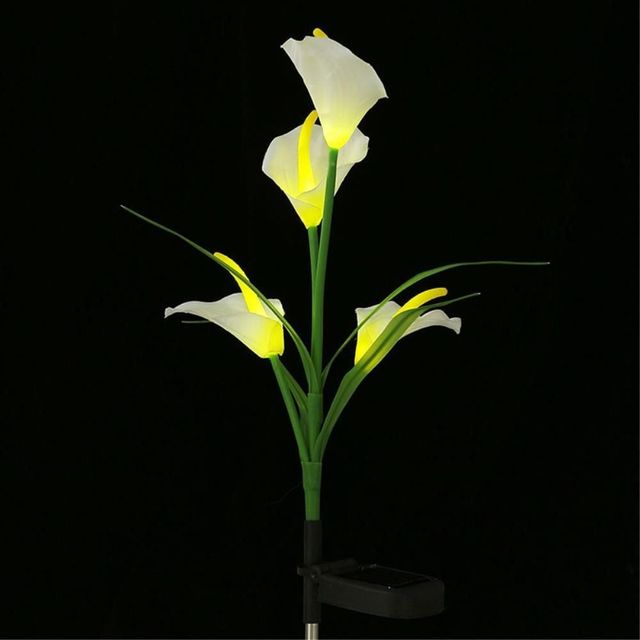 화이트카라 LED 태양광 정원등 원색