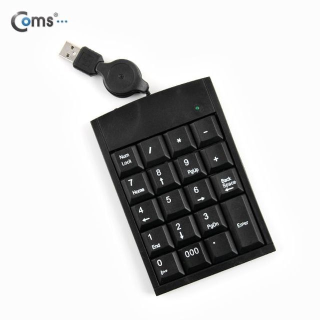 키패드 USB 자동감김 19 key Black