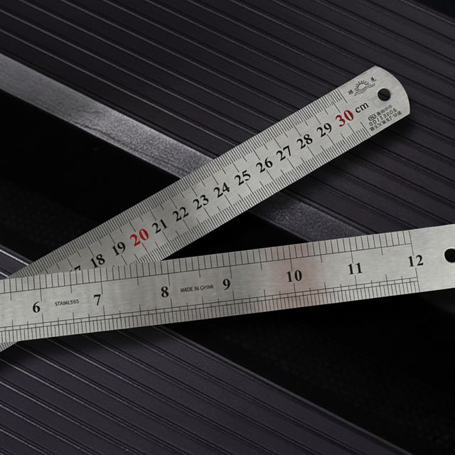 스틸자 30cm 철제자 30CM자 - 이미지 3