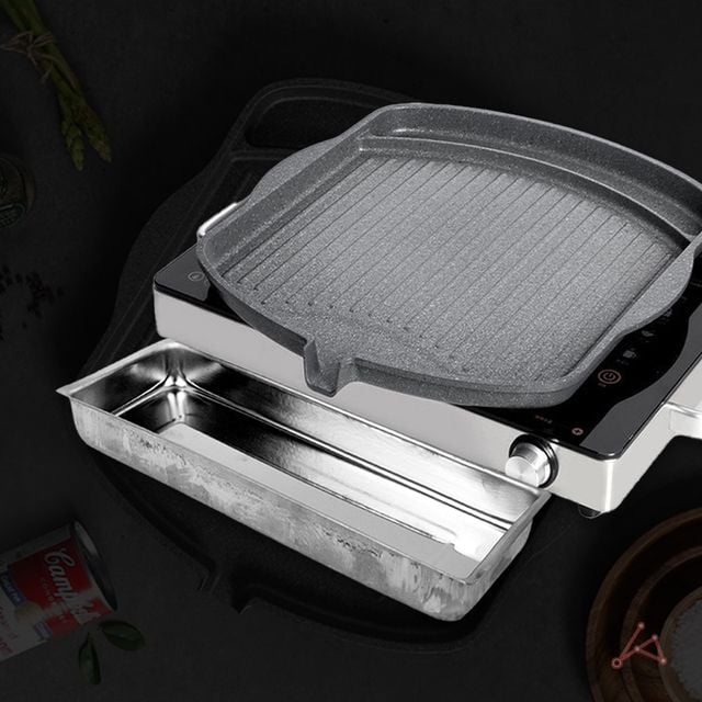 스텐 기름받이 대 31cm 3 x 11 x 31cm 업소용기름받이 기름받침대 - 이미지 4