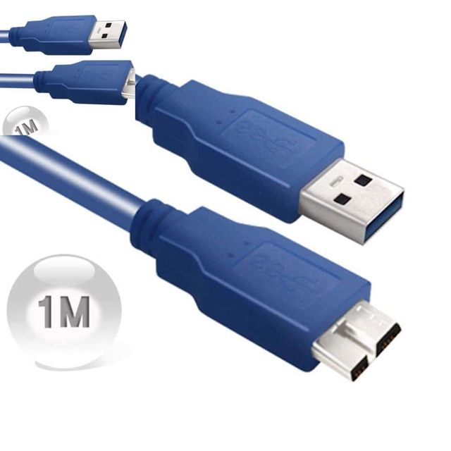 와이어맥스 USB 3.0 AM-MicroB 케이블 1M 커넥터케이블 노트북케이블 외장하드케이블 연결케이블