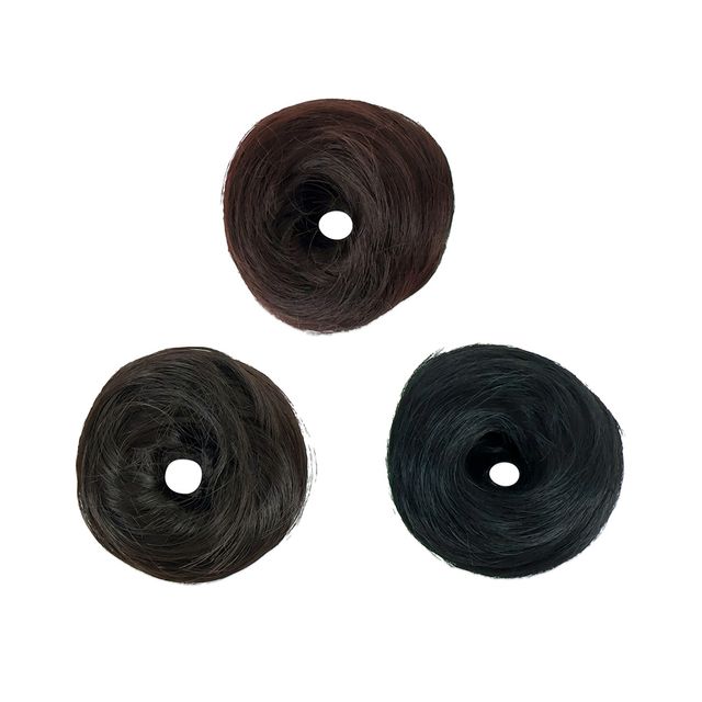 똥머리 가발 묶음머리 볼륨가발 - 이미지 5