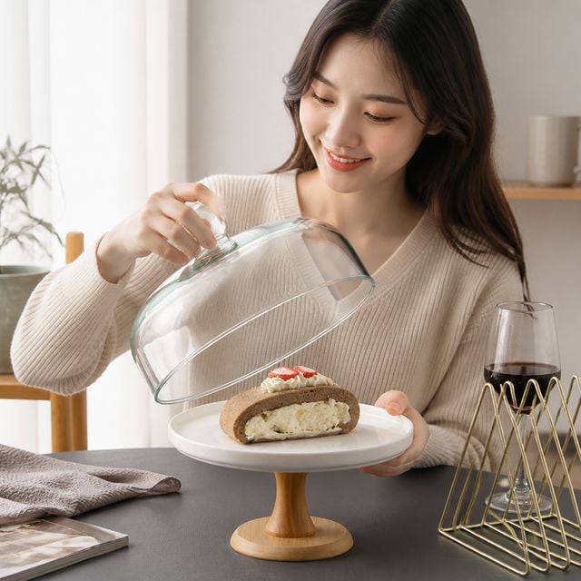 케이크 트레이 디저트 스탠드 베이킹 제과 받침대 보관용 케이스 디스플레이 - 이미지 1