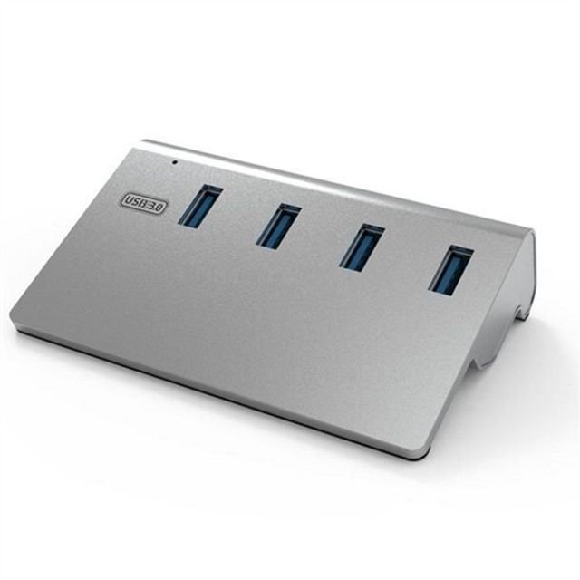 데스크용 usb 3.04 포트 허브 스탠드형 유전원 usb 허브 알루미늄