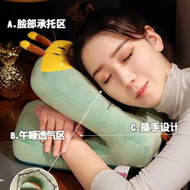 사무실 낮잠 베개 점심시간 쿠션베개 학생 베개 - 이미지 1