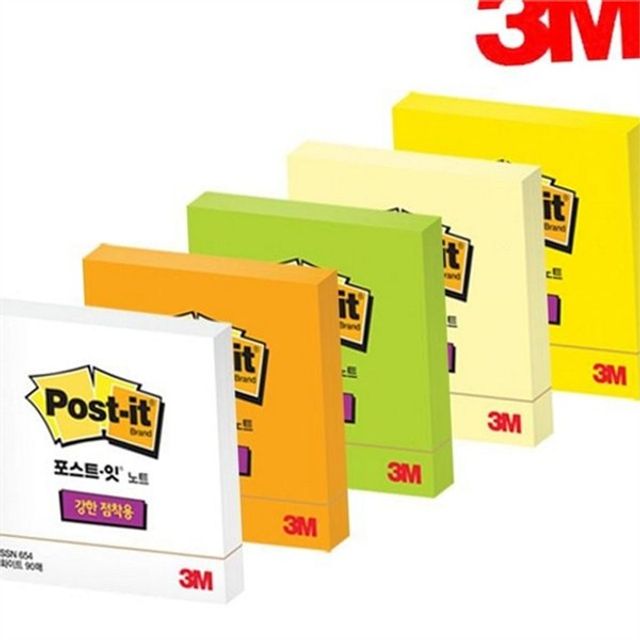 다용도 강력 접착 메모지 휴대용 슈퍼 스티키 노트 76x76mm 사무실