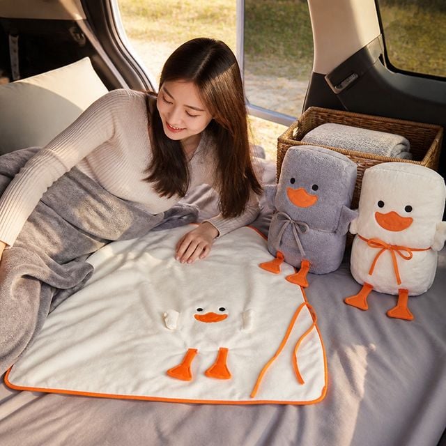 차박 캠핑용 폴딩 차량 미니 이불 쿠션 방석
