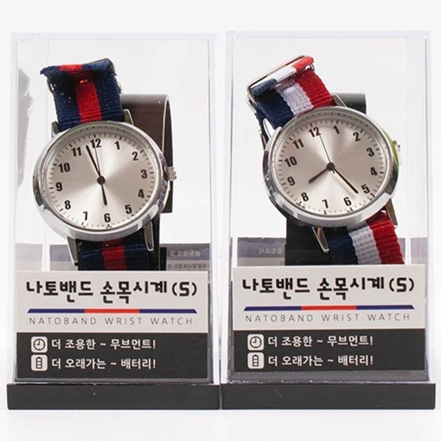 손목시계 나토밴드 시계 아날로그 밴드 필드워치 아웃도어 텐바이텐