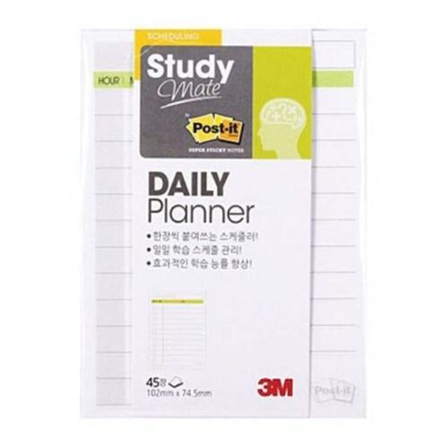 3M포스트잇 스터디메이트 사각 데일리플래너_시간표