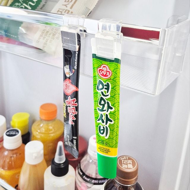 튜브홀더 냉장고정리 도어정리 주방 수납소품 - 이미지 2