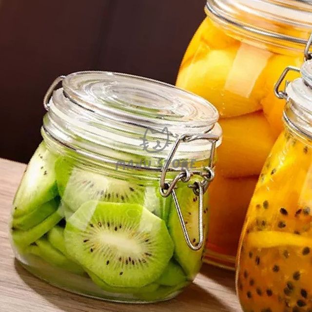 청병 커피진공보관 유리 밀폐용기 750ml