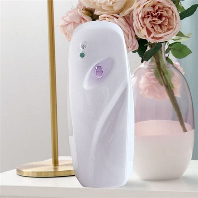 자동 분사 방향제 자동 방향제 디스펜서 센서형 전자식 리필형 주야간 화장실 간격 인테리어 세련된 사무실