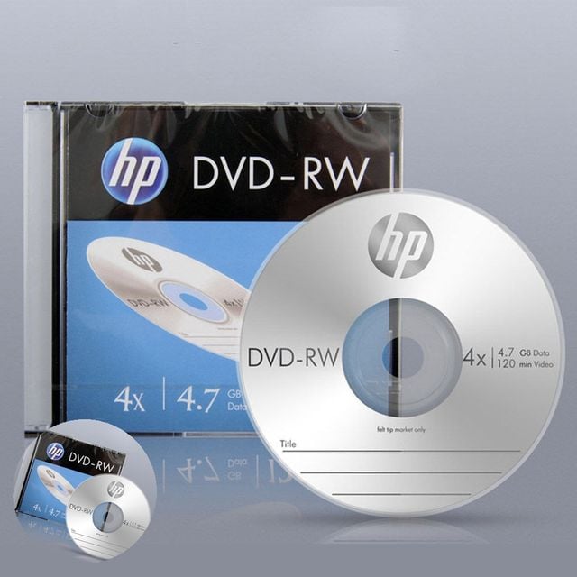 공시디 공cd케이스 DVD-RW 4x 4.7GB 1P 슬림 케이스 10장