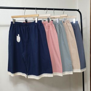 국산 면 여성 7부 여름 잠옷 바지 - 시원한 홈웨어 - 이미지 2