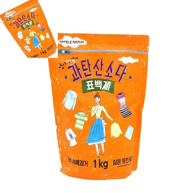 엄마의 선택 과탄산소다 표백제 1kg 1ea 세탁가루세제 가루세탁세제 대용량세탁세제 빨래세정제