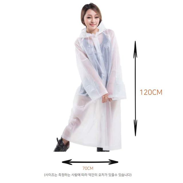 행사우의 우비 등산 낚시 여행 캠핑 100G EVA 다회용 - 이미지 2