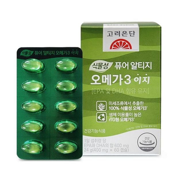 고려은단 식물성 알티지 오메가3 이지 60캡슐