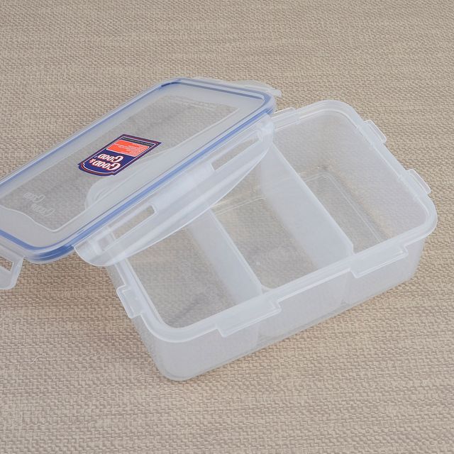 야채수납용기 플라스틱김치통 칸칸 분리형 밀폐용기 - 이미지 6