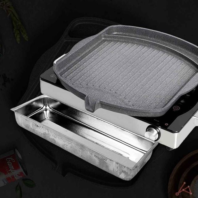 스텐 기름받이 대 31cm 3 x 11 x 31cm 업소용기름받이 기름받침대 - 이미지 1