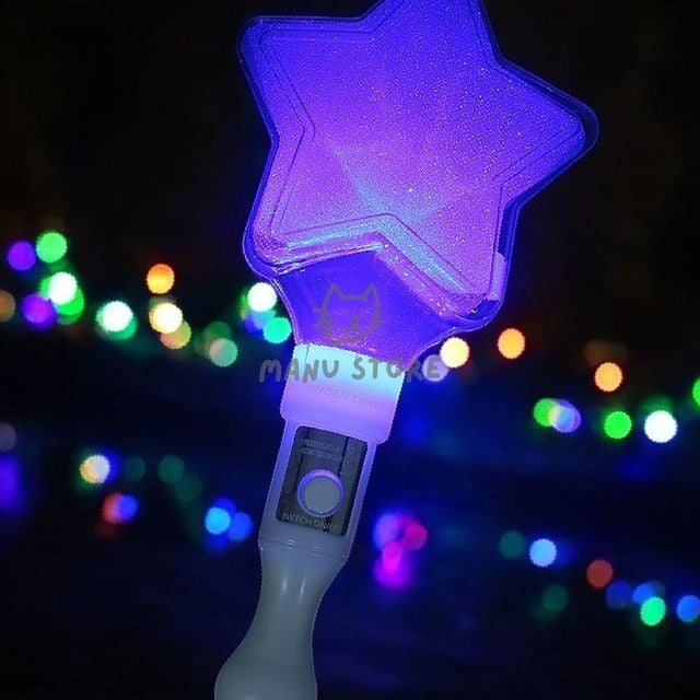 콘서트용품 재롱잔치 LED 별 야광봉 블루