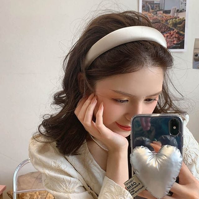 스폰지머리띠 헤어밴드 다양한 비비드 컬러 솔리드