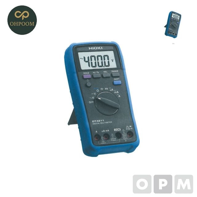 디지털테스터기 전류측정기 디지털멀티테스터기 AC DC1000V 10A 40m옴