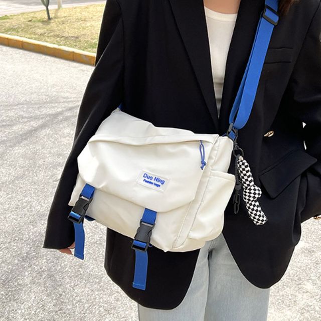 10대 메신저백 보조 인기 외출 쇼퍼백 흰색 가방