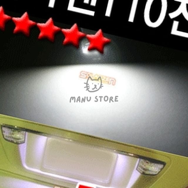 차량실내등 자동차미등 T-10 5450 3칩 LED 2개 1세트 전구