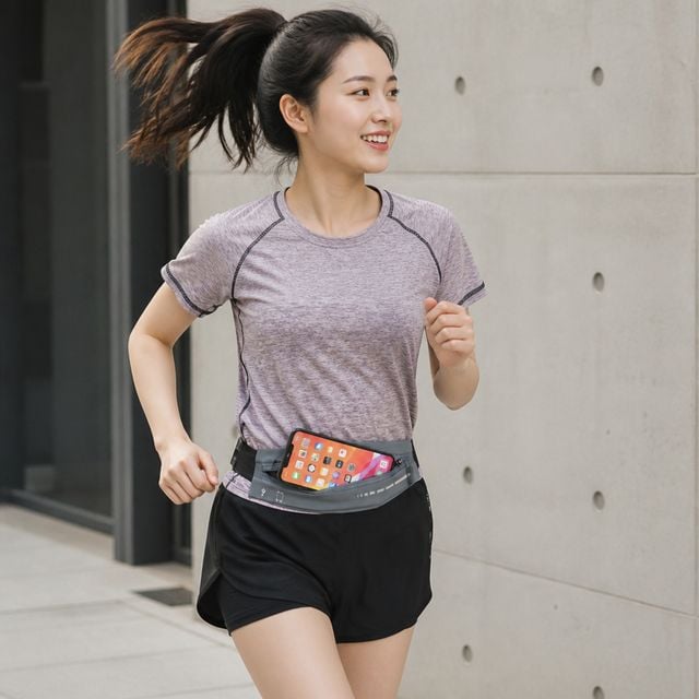 스포츠 러닝 플립 벨트 힙색 남녀 공용 마라톤 허리 가방 파우치
