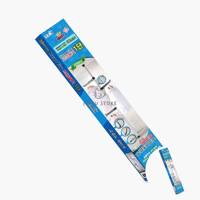 옷방행거 옷가게행거 1단 폴 행거 38mm