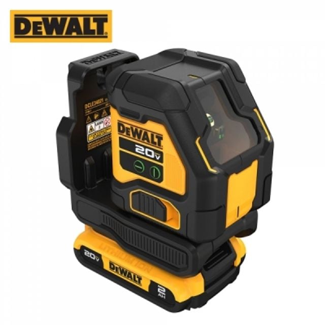 디월트 20V MAX 크로스라인 그린 레벨기 세트(2.0Ah) DCLE34021D1-KR