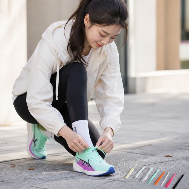 운동화 톱니 신발끈 검정 러닝화 고정 끈 논슬립 러너스루프 런닝화 교체끈
